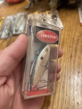 Bill Lewis Rat-l-trap 1/2 oz RT25B  Liv-n-sound Chrome Blue Black New Old Stock