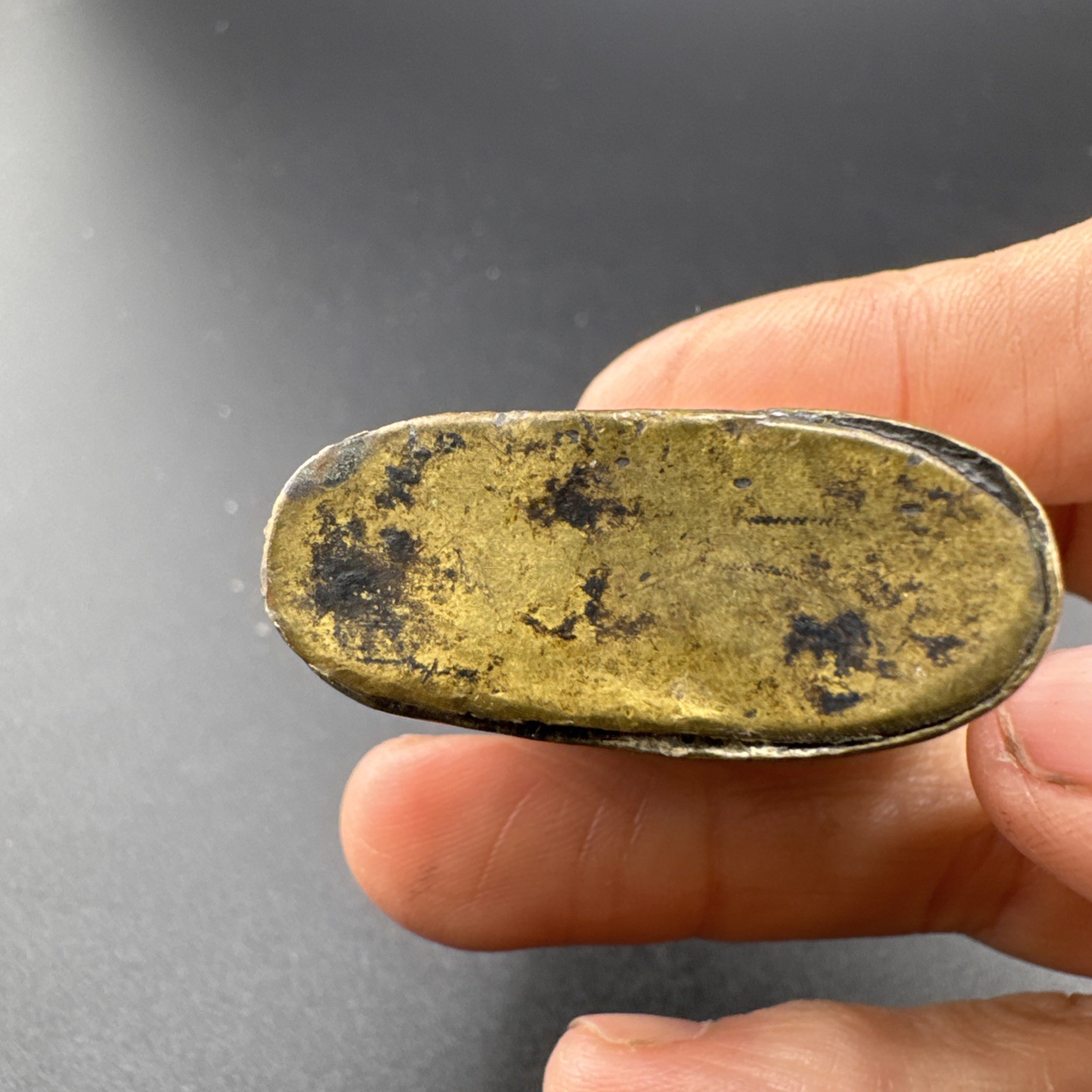 WWI Hand Made Trench Art Brass Lighter from 1916  w/Initials 📦