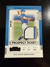 2021 Panini Contenders Prospect Ticket Jersey Pete Crow-Armstrong #PTJ-PA