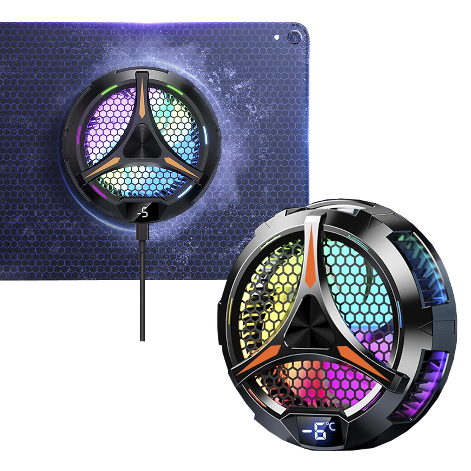 iPad Cooler, Magnetic Tablet Cooler for ipad/Surface pro/Samsung Tab/Steam De...-image