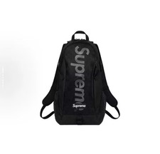 Zaino SS20 Supreme nero borsa in cordura zaino in rete