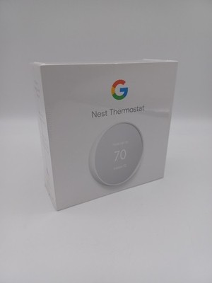 Google Nest Thermostat Model G4CVZ Snow White WIFI Smart Programmable - 24V Sys