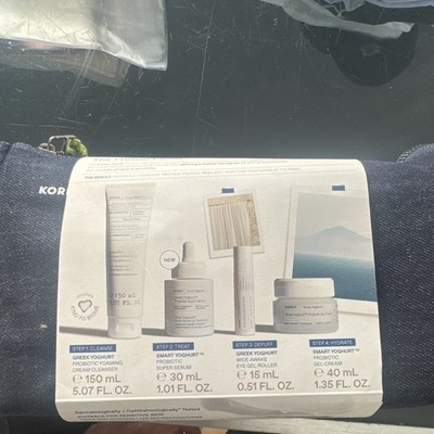 KORRES Greek Yoghurt Smart Yoghurt 4-Step Set Cleanser Serum Eye Cream