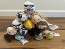 Tsum Tsum Star Wars Plush Lot Of 15 Obi Wan Kenobi Darth Vader Yoda