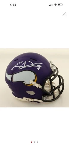 Sam Darnold Signed Minnesota Vikings Mini Helmet (Fanatics)
