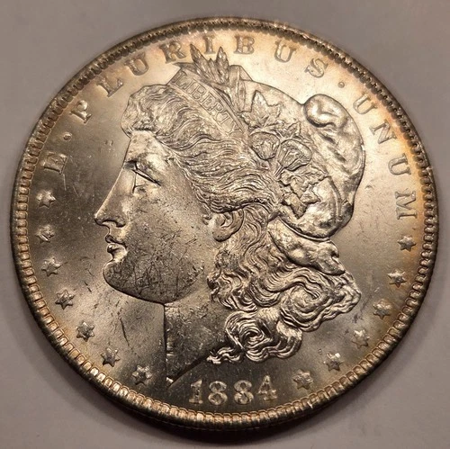 1884-0 Morgan Silver Dollar $1 90% Silver Uncirculated FREE SHIPPING