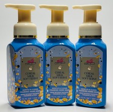 3 Bath Body Works CEREAL MILK SOFT SERVE Gentle Foaming Liquid Hand Soap Wash