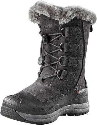 Baffin Chloe Women's US 7 Charcoal Suede Waterproof Insulated Snow Boots