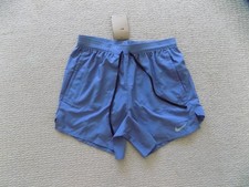 NUEVO HOMBRE S PEQUEÑO NIKE STRIDE RUNNING SHORTS 5" AZUL PLATA FN2992 499 Boxer