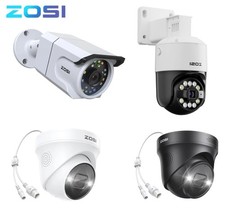 ZOSI C296 4K 8MP PoE IP Pan/Tilt Add-on Security Outdoor Camera Person Detection