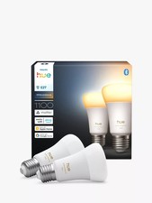 Image of Philips Hue White Ambiance 1100 E27 Smart Bulb - 2 Pack