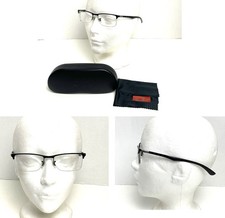 RAY-BAN RB8413 2503 Black/Carbon Fiber Half Rim Eyeglasses Frame 54-18-145