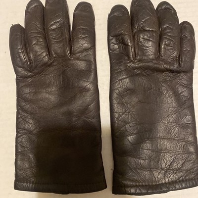 Fownes High Quality Leather Lined Gloves Size 7 Womens_Soft_Durable_Dk Brown