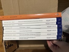 CFA Kaplan Schweser 2018 level 1 book collection