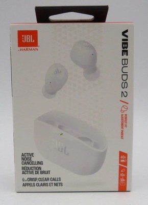 (Free Shipping!) JBL Vibe Buds 2 True Wireless Bluetooth Earbuds - White