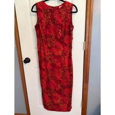 Vintage R & K original Woman's Floral Dress size 8