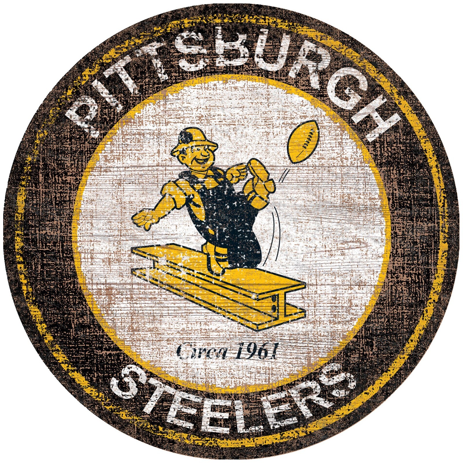 Pittsburgh Football Weather Resistant Vinyl Sticker/Decal 06