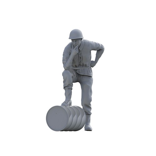 SSMODEL 903A 1/43 Military Model French Tank Soldiers - Picture 3 of 5