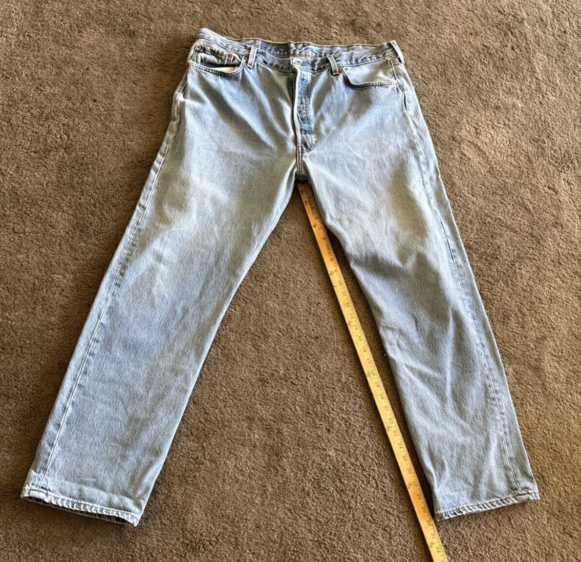 Vintage Levi's 501 Made In USA Denim Jeans 46x30 | eBay