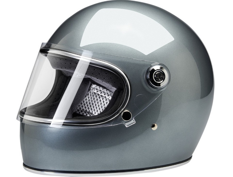 Biltwell Gringo S 18' Motorcycle Helmet Metallic Sterling XS eBay