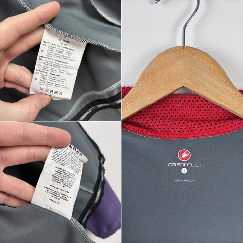Womens Castelli Rosso Corsa Gore Windstopper Thermal Cycling Jacket Size S - Picture 9 of 9