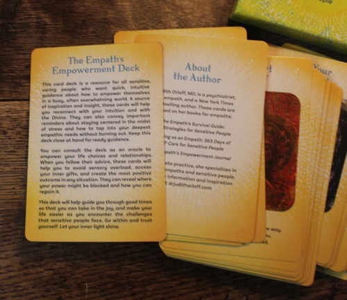 Baraja de empoderamiento de los empáticos 52 cartas para guiar e inspirar a personas sensibles - Imagen 3 de 6