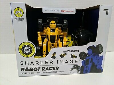 SHARPER IMAGE ROBOT RACER REMOTE CONTROL TRANSFORMING ROBOT TO RACE CAR NEW | eBay