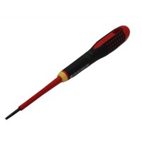 BE-8010S Schraubendreher Isoliert Flach 2,5X0,4Mm L.Klin: 75Mm Bahco