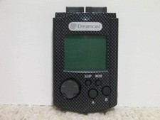 Dreamcast Visual Memory CARBON BLACK HKT-7000 NO cap Sega Official VMU 0731 dc
