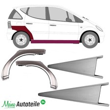 Schweller Kotfl&uuml;gel Reparaturblech f&uuml;r Mercedes A-Klasse W168 1997-2005 4 St&uuml;ck 