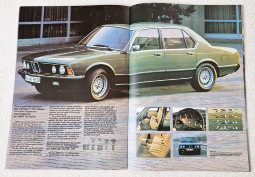 BMW 3er E21 5er E28 7er E23 6er E24 Prospekt Brochure 1981 20 - Picture 1 of 4