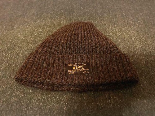 WTAPS WOOL Bennie Knit Men's Cap One 