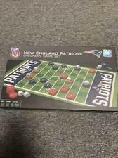 NFL New England Patriots Checkers Game Set