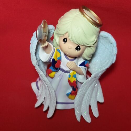 Precious Moments Angel of Kindness Heavenly Blessings Autism Awareness 2014 - Picture 2 of 12