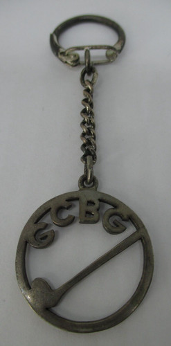900 Golf Club Berlin Gatow Silver Keyring