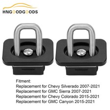 1 par de anclaje de aluminio retráctil con cama interior de aluminio para Chevy/GMC
