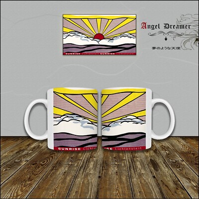 TASSE TASSE Roy Lichtenstein Sunrise Sonnenaufgang Pop-Art Japanische Sammlung
