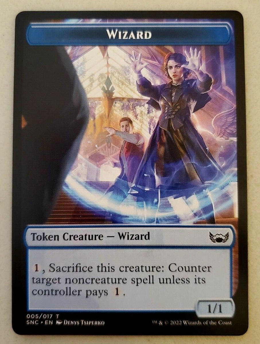 1x Wizard Token (005) Streets of New Capenna MTG Magic the