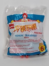 NEW 1994 McDonalds 6 Spider-Man VENOM TRANSPORTER Happy Meal Toy SEALED