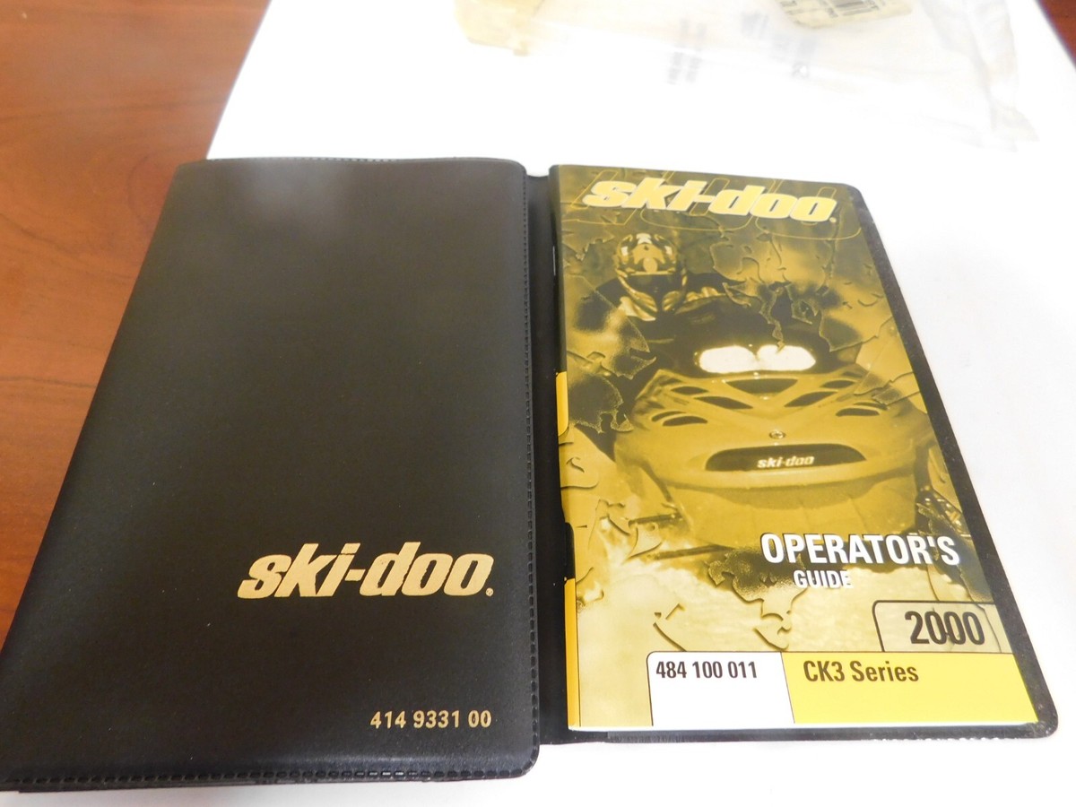 SKI DOO 2000 SNOWMOBILE CK3 SERIES OPERATOR MANUAL NEW 484