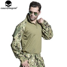 Emerson E3 Combat Shirt Airsoft Paintball Hunting BDU Military Tactical T-shirt