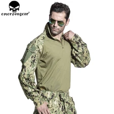 Emerson G3 Combat Shirt Airsoft Paintball Hunting BDU Military Tactical T-shirt