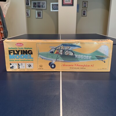 Guillows Aeronca Champion 85 Balsa 24'' Wingspan Model Airplane Kit No 301 Sealed
