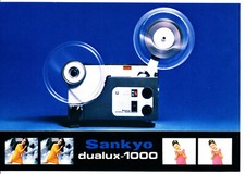 Publicité projecteur films Sankyo Dualux-1000