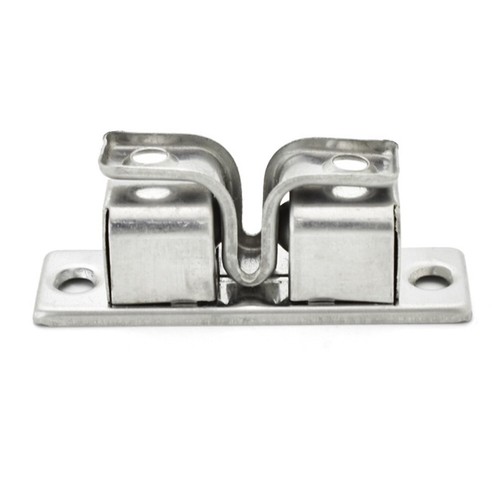 Chaud Vente Double Rouleau Porte Serrure Verrou Pratique Acier Inoxydable 10 10x - Imagen 10 de 12