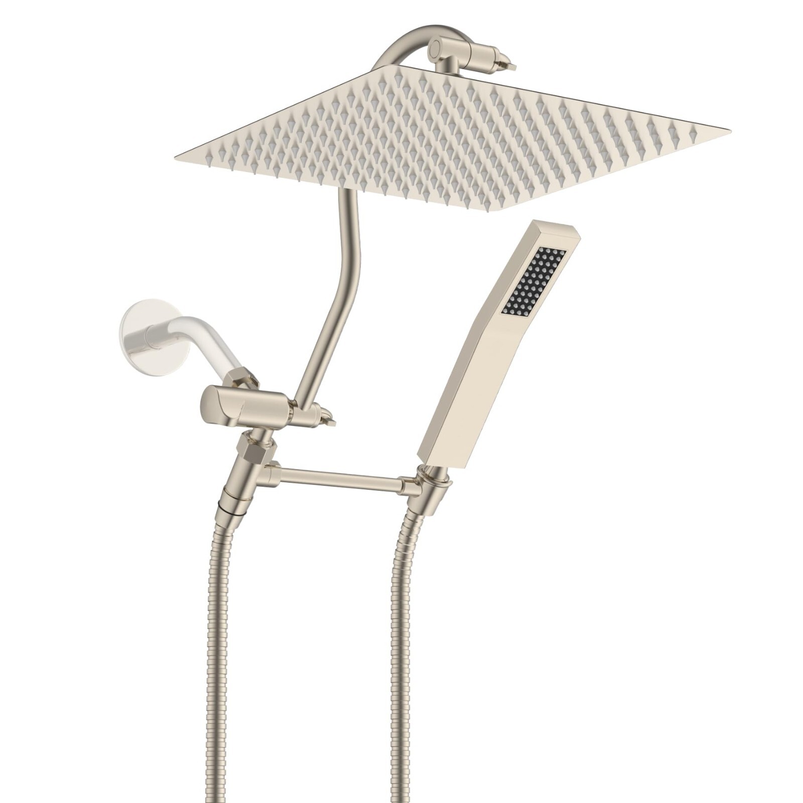 BRUSHED NICKEL SHOWER HEADS COMBOS