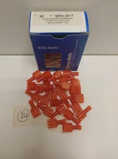 LOT OF (26) NEW OLD STOCK! THOMAS & BETTS INSULATED QUICK CONNECT TABS 18RA-251T