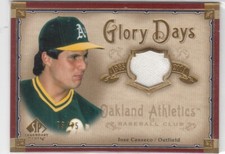 2005 Jose Canseco SP Legendary Cuts Glory Days GOLD JERSEY /75 - CA Oakland A's