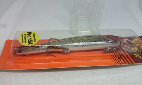 Vintage Bomber Pro 15A Suspending Long A Clown 15A 4 1/2" Jerkbait 1/2z Angelköder - Bild 5 von 11