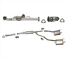 Front Y Pipe Rear Converter Middle Resonator & Mufflers For 2009-2012 Pilot